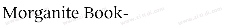 Morganite Book字体转换